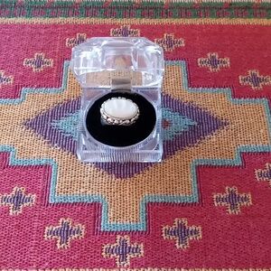 Mother Of Pearl Sterling Silver Ring
